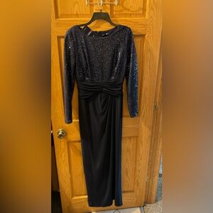 Brand new with tags Chaps sequin evening gown